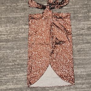 XS-M Polka-dot Wrap Around Skirt